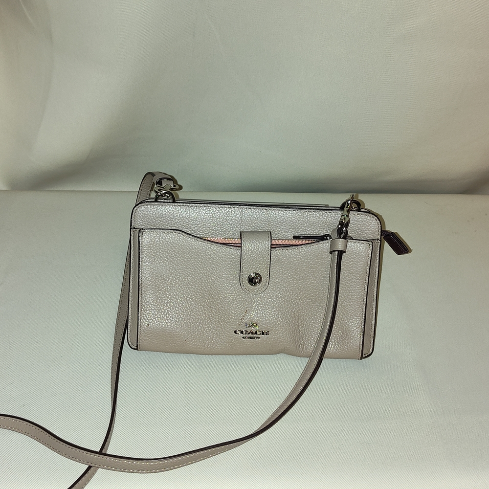 Coach Cream Crossbody Bag